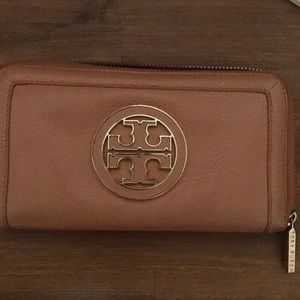 Brown leather wallet